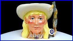 Royal Doulton Annie Oakley D6732 Stanley Taylor Design 5 1/4 Toby Jug 1985-1989