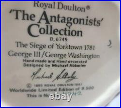 Royal Doulton Antagonists Collection George III/George Washington #4242 of 9500
