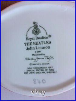 Royal Doulton BEATLES CHARACTER JUGS Production Run +1 / 1984/'87 Museum Quality