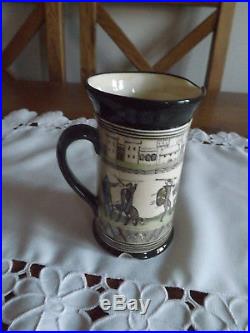 Royal Doulton Bayeux Tapestry depicting the Battle of Hastings 1066 jug