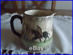 Royal Doulton Bayeux Tapestry depicting the Battle of Hastings 1066 milk jug