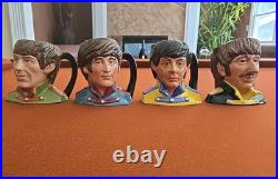 Royal Doulton Beatles character Jugs original production run 1984 complete set
