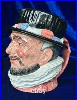 Royal Doulton Beefeater (ER) Large Character Jug D6206, Excellent Condition