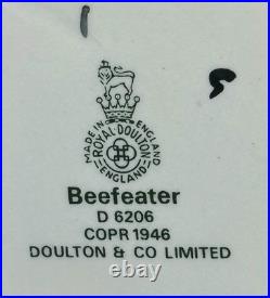 Royal Doulton Beefeater (ER) Large Character Jug D6206, Excellent Condition