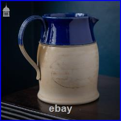 Royal Doulton Blue and Salt Glazed Stoneware Whisky Jug