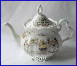 Royal Doulton Brambley Hedge Tea Service. Teapot, Milk Jug, Sugar Bowl, Full Size