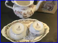 Royal Doulton Brambly Hedge Full Size Tea Pot Milk Jug Sugar Bowl & Regal Tray