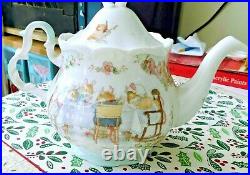 Royal Doulton Brambly Hedge Tea Service Tea Pot + Sugar Bowl + Milk Jug