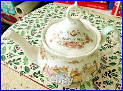 Royal Doulton Brambly Hedge Tea Service Tea Pot + Sugar Bowl + Milk Jug