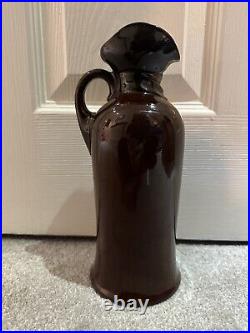 Royal Doulton Brown Kingsware Whiskey The Watchman Scotch Whisky Flask Jug