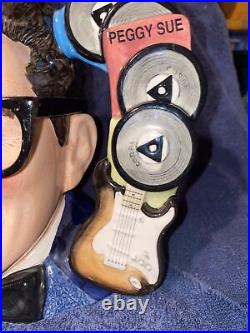 Royal Doulton Buddy Holly Character Jug LIMITED ED. 2,500 D7100 PERFECT