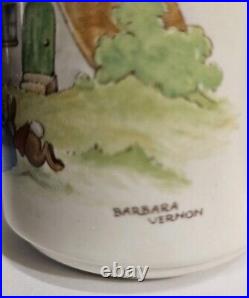 Royal Doulton Bunnykins Jug Family Washday (Casino Shape) 4 Rnd 10 oz Signed