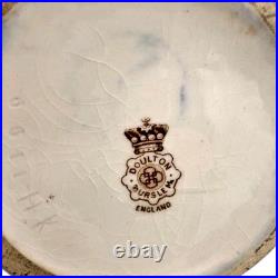 Royal Doulton Burslem Hand Painted by L. Bilton Decanter Blue Monk Whiskey Jug