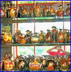 Royal Doulton Burslem Hand Painted by L. Bilton Decanter Blue Monk Whiskey Jug