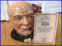 Royal Doulton CHARACTER JUG Winston Churchill