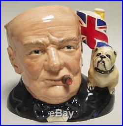 Royal Doulton CHARACTER JUG Winston Churchill Var 1