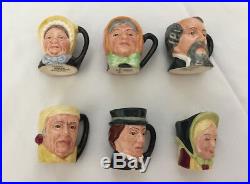 Royal Doulton CHARLES DICKENS TINIES COLLECTION Char Jugs / 1982-89 1st Quality