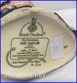 Royal Doulton Canadian Sailor jug D6904 limited edition of 250