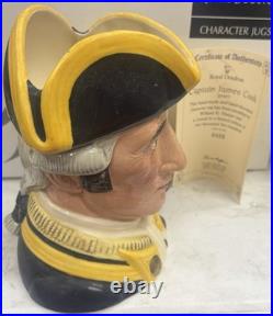 Royal Doulton Captain James Cook Character Jug D7077 LE Mint
