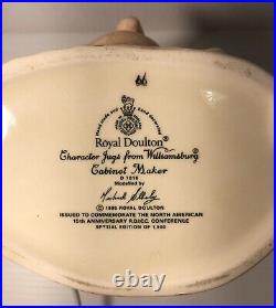 Royal Doulton Character Jug Cabinet Maker D7010 (Ltd. Ed. Of 1500)