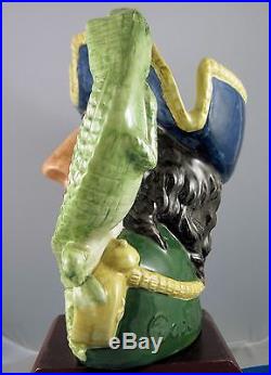 Royal Doulton Character Jug Capt. Hook D6597 Style One
