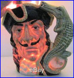 Royal Doulton Character Jug Capt. Hook D6597 Style One
