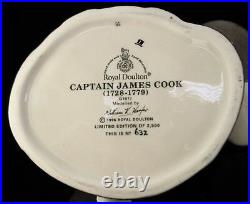 Royal Doulton Character Jug Captain James Cook D7077