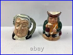 Royal Doulton Character Jug Collection, Lot of 16 with Sign