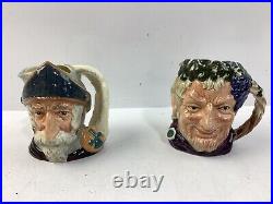 Royal Doulton Character Jug Collection, Lot of 16 with Sign