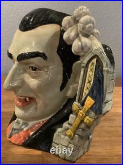 Royal Doulton Character Jug Count Dracula D7053 Large Jug of the Year 1997
