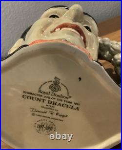 Royal Doulton Character Jug Count Dracula D7053 Large Jug of the Year 1997