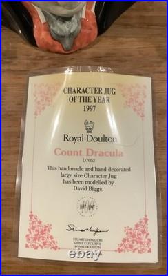 Royal Doulton Character Jug Count Dracula D7053 Large Jug of the Year 1997