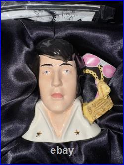 Royal Doulton Character Jug Elvis Vegas Size Large #EP6 New In Box 2006 Vtg