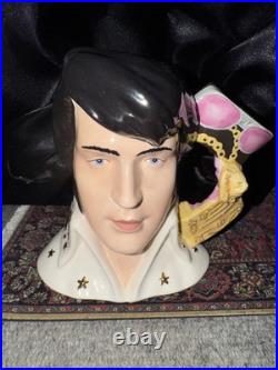 Royal Doulton Character Jug Elvis Vegas Size Large #EP6 New In Box 2006 Vtg