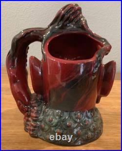 Royal Doulton Character Jug Flambé Aladdin's Genie D6971 Large Limit Ed Signed