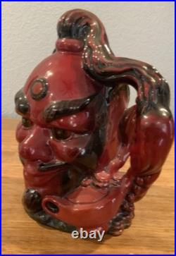 Royal Doulton Character Jug Flambé Aladdin's Genie D6971 Large Limit Ed Signed
