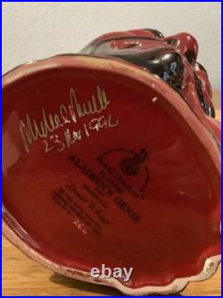 Royal Doulton Character Jug Flambé Aladdin's Genie D6971 Large Limit Ed Signed