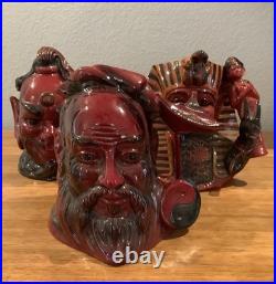 Royal Doulton Character Jug Flambé Confucius D7003 Large Limited Edition
