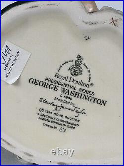 Royal Doulton Character Jug GEORGE WASHINGTON D6965 (Ltd. Ed. Of 2500)