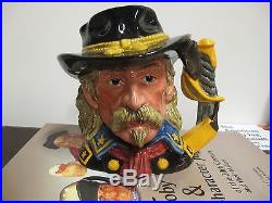 Royal Doulton Character Jug General Custer D7079 Large