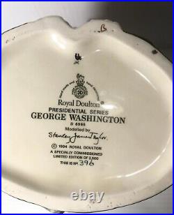 Royal Doulton Character Jug George Washington D6965 (Ltd. Ed. 2500)