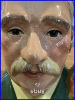 Royal Doulton Character Jug H. G. Wells D7095 Large 1998 Limited Edition Signed