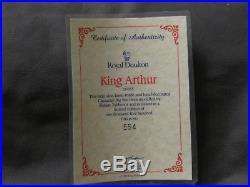 Royal Doulton Character Jug Large RARE, signed, King Arthur D7055