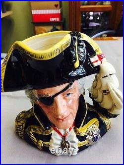 Royal Doulton Character Jug Large Vice-Admiral Lord Nelson D6932