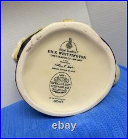 Royal Doulton Character Jug Lot Antique Dealer Sleuth Auld Mac Dick Whittington