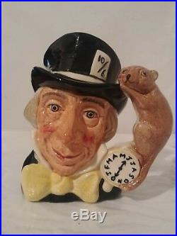 Royal Doulton Character Jug Mad Hatter Higbee D6790 Small 3 3/4 1987 Ltd 500