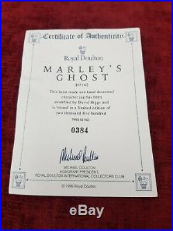 Royal Doulton Character Jug Marley's Ghost