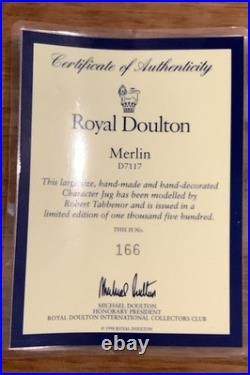 Royal Doulton Character Jug Merlin D7117 Large 1998 Limited Edition