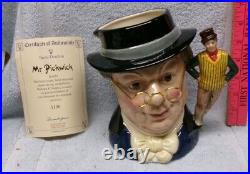 Royal Doulton Character Jug Mr PICKWICK Rare 2nd VERSION D6959 SIGNED