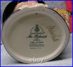 Royal Doulton Character Jug Mr PICKWICK Rare 2nd VERSION D6959 SIGNED